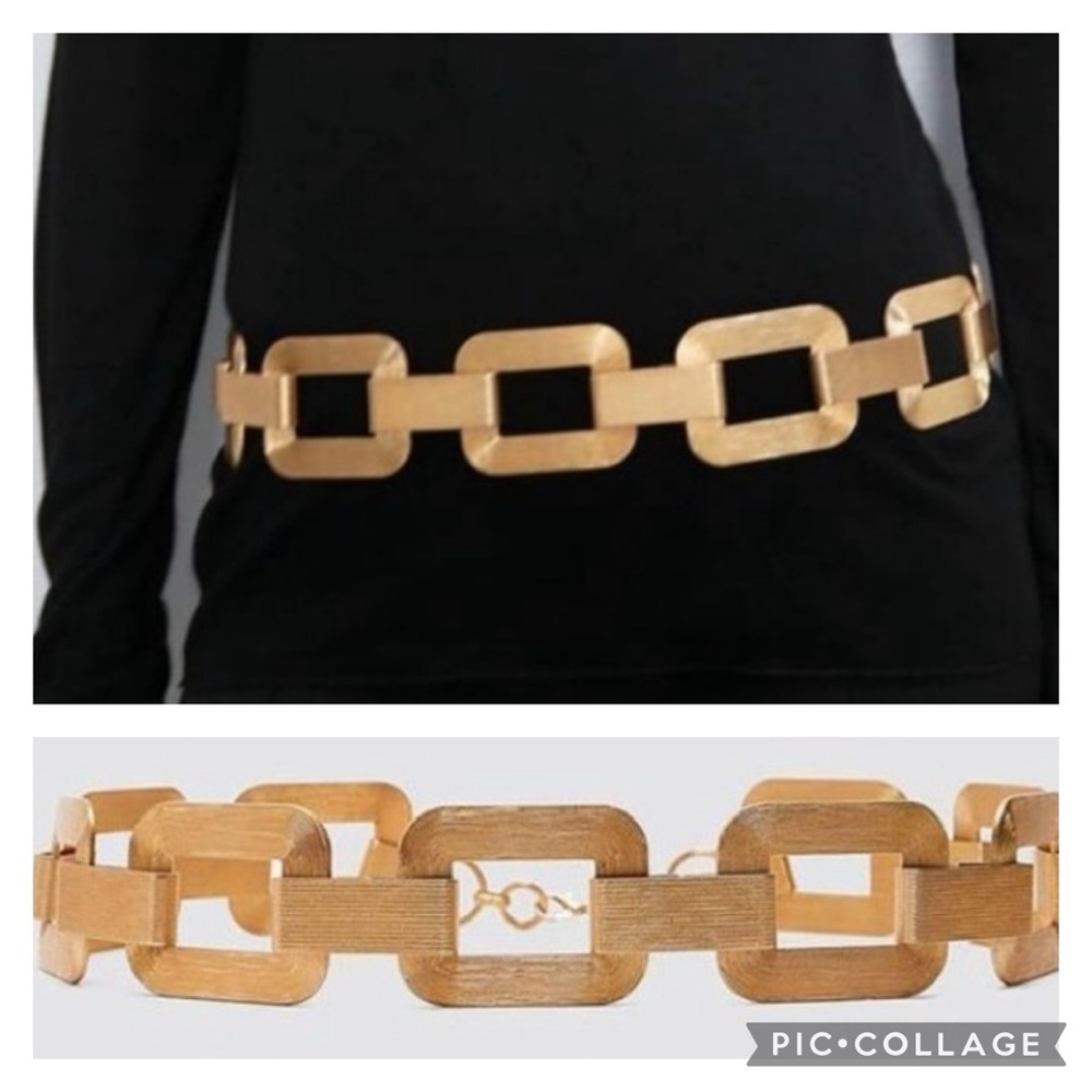 ZARA  GOLD LINK BELT